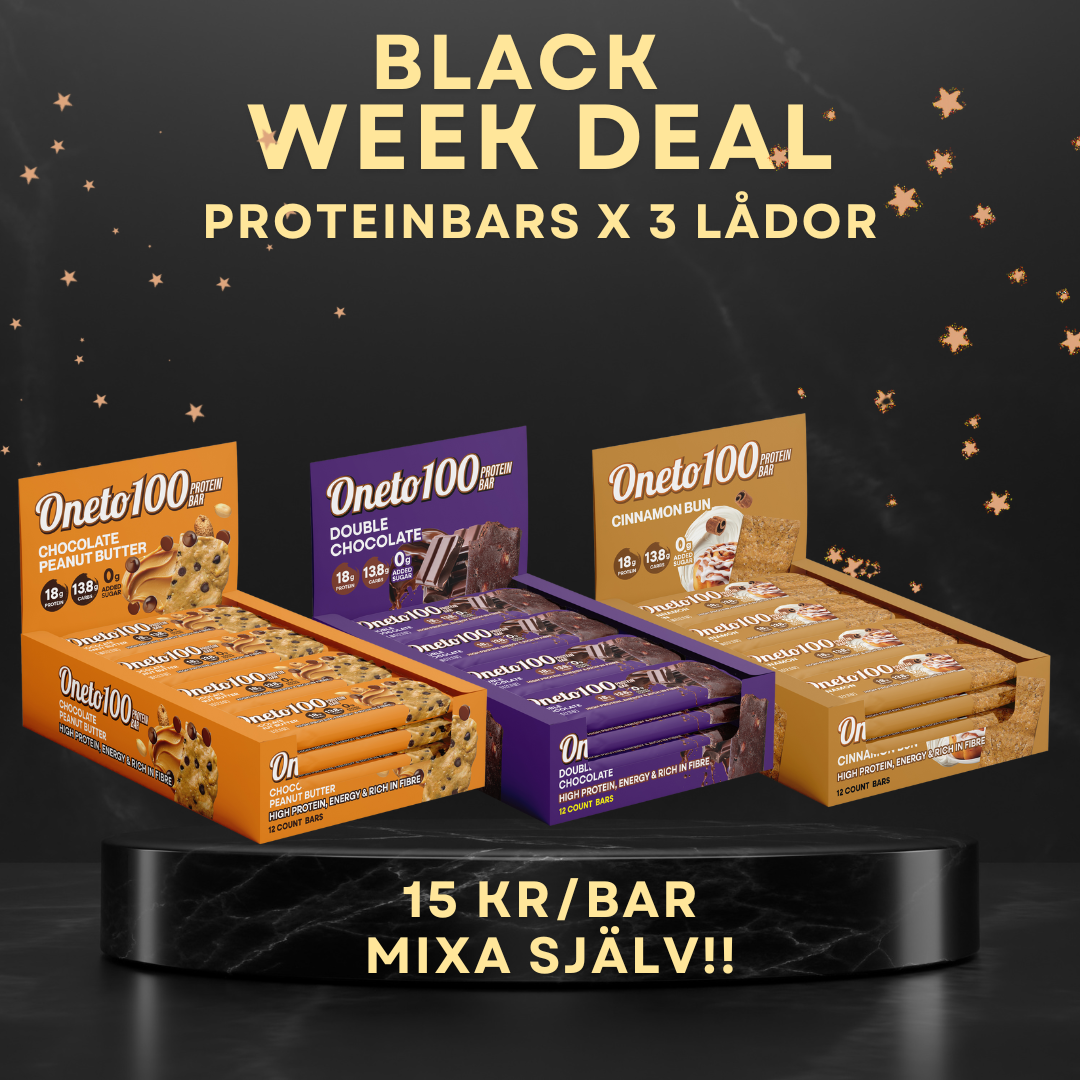 PROTEINBARS x 3 lådor 15 kr/bar! Välj smak själv