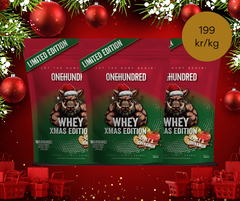 CHRISTMAS WHEY Äpple Kanel 3 x 1kg, 199 kr/kg!!